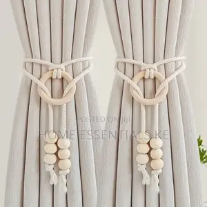 *2pcs Natural Cotton Rope Curtain Tiebacks