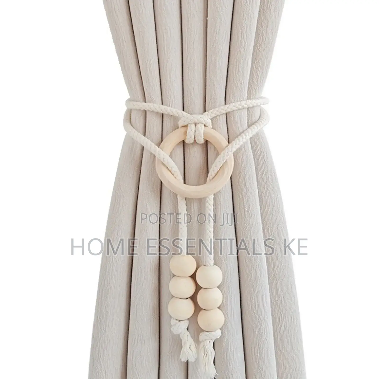 *2pcs Natural Cotton Rope Curtain Tiebacks