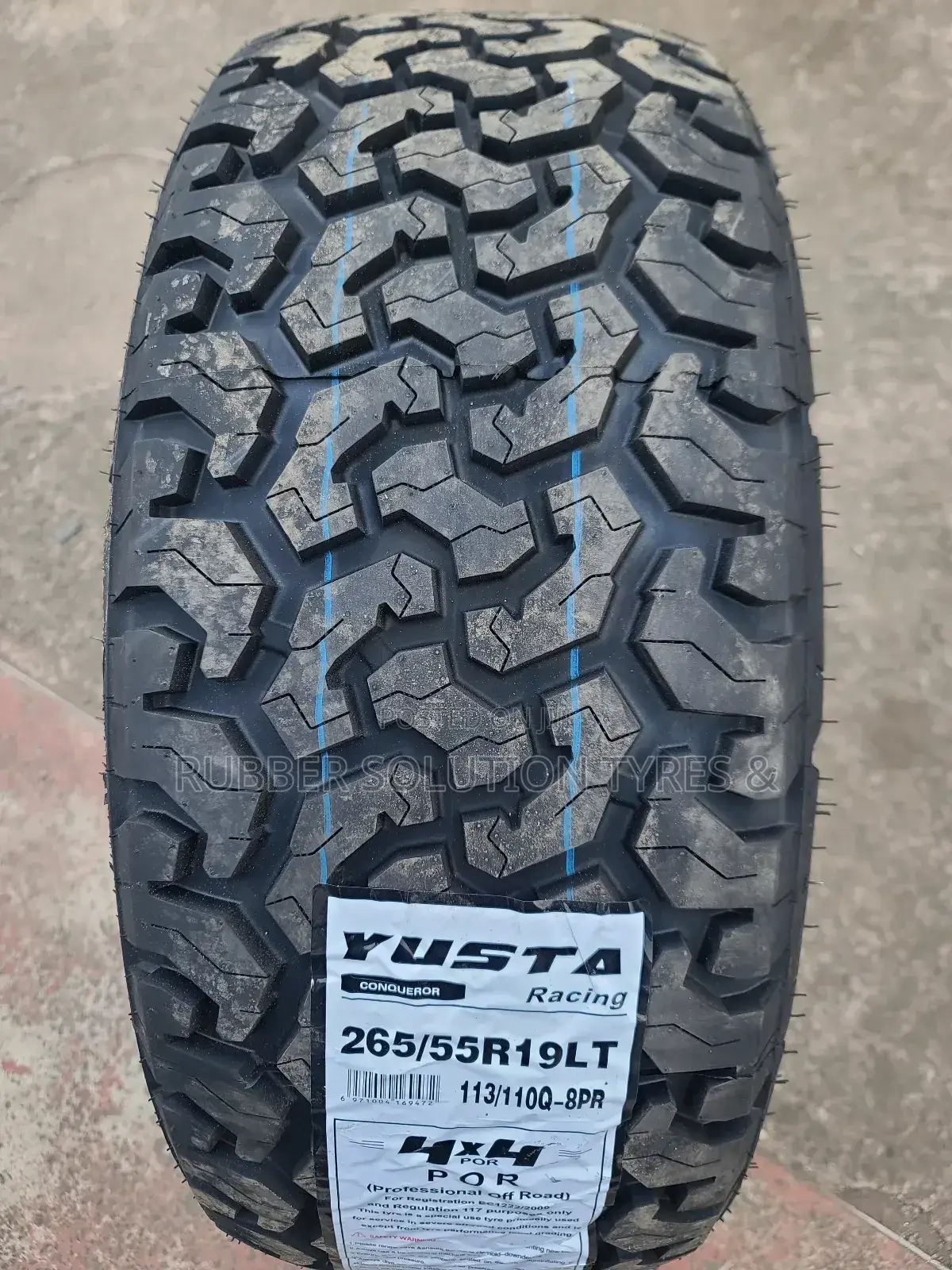 265/55r19 Yusta Tyres L/T 8pr All-Terrain 4x4por