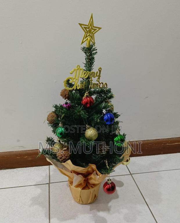 45 Cm Mini Christmas Tree for Table / Counter , Decorated Lit - thumbnail 5
