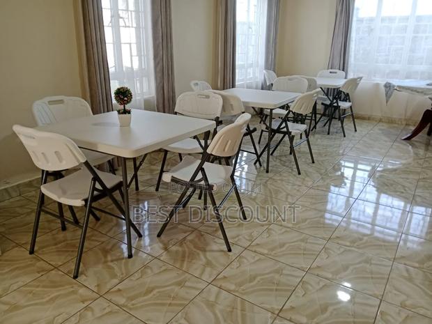 Modern Foldable Dining Set - main view