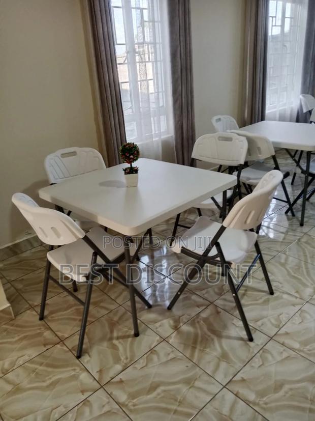 Square Foldable Chairs and Tables - main view