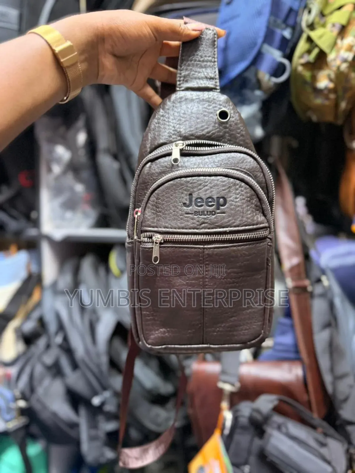Leather Unisex Cross Body Chest Bag