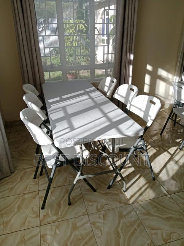 6-Seater Foldable Dining Set. - main view