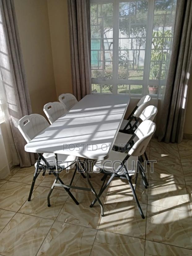 White Foldable Events Tables - main view