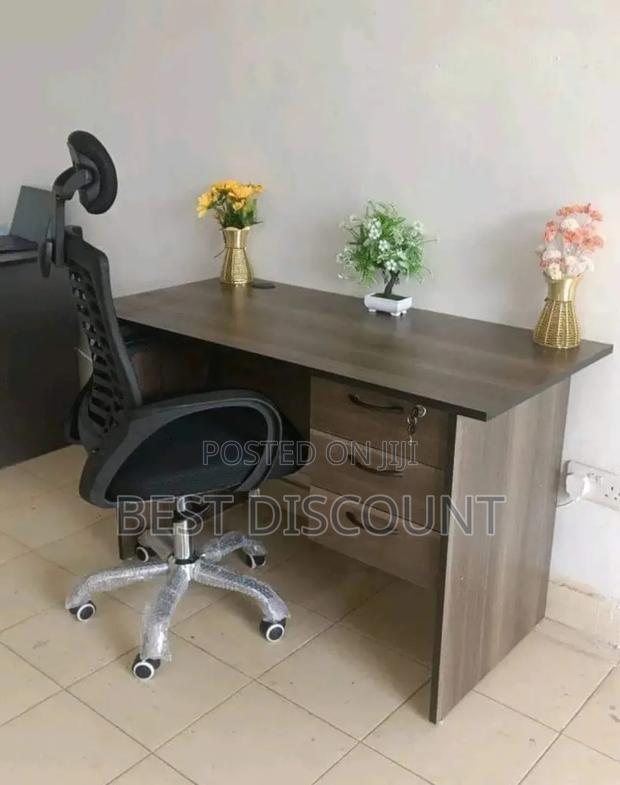 American Walnut Study Table and Chair - main view