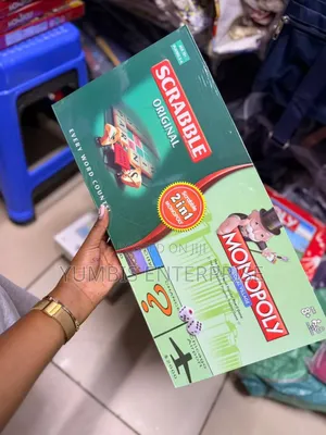 Monopoly+Scrabble 2 Games in One