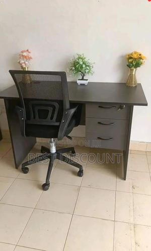 Modern Office Desk and Swivel Chair - main view