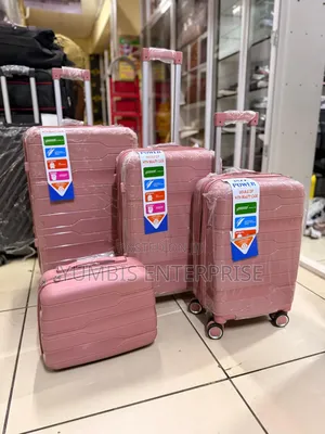 Offer on Size 4 Set of 4 in 1 Rubber Suitcase Set