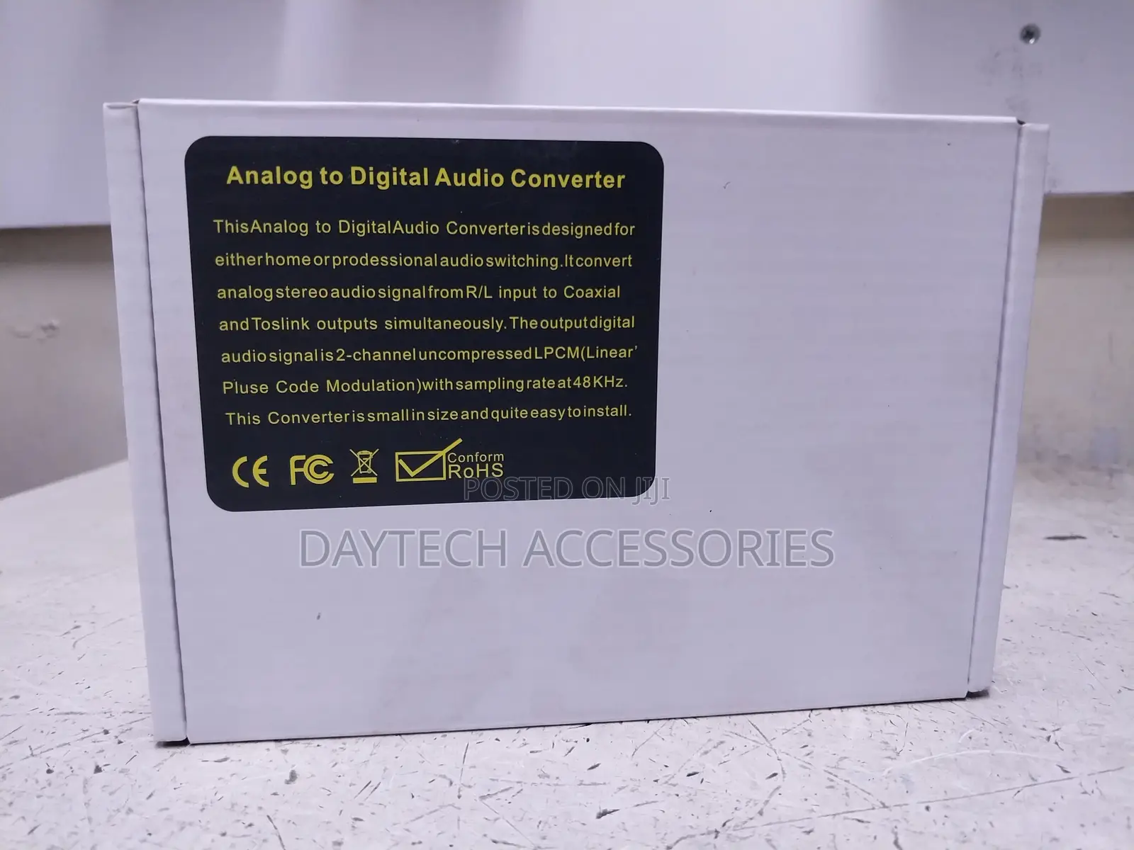 Rca Analog to Digital Optical Toslink Coaxial Powered Audio Converter