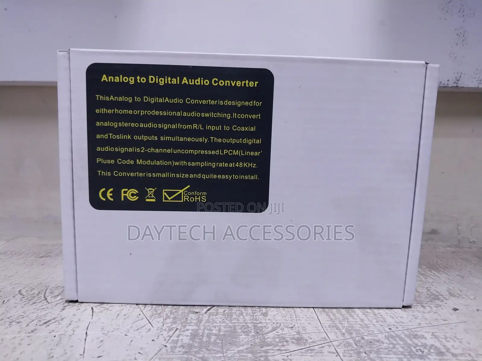 Rca Analog to Digital Optical Toslink Coaxial Powered Audio Converter