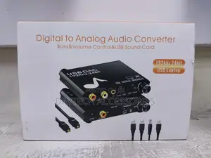 Digital to Analog Audio Converter 192khz 24bit Dac Soundcard Adapter