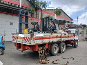 Trailer With Crane Are Ready for Intercountry Delivery