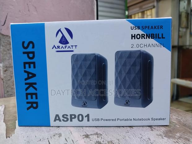 Arafat Usb Multimedia Mini Speaker 2.0 Channel - Black - main view