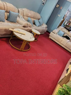Elegant Warm Living Room Whole Floor Carpets Installation