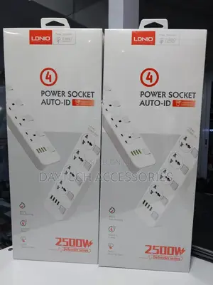 Ldnio Sc4408 – 4 Ac Outlets + 4 Usb Ports With on/Off Switches.