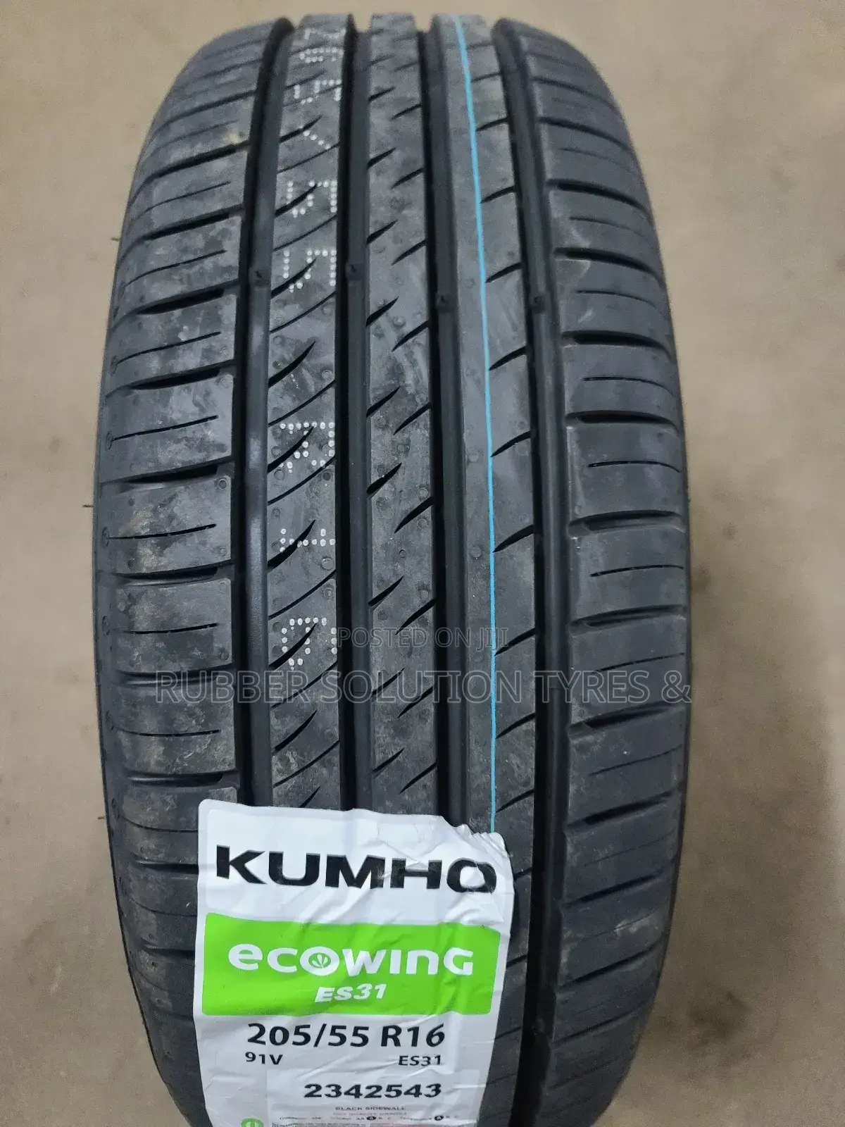 205 /55 R16 Kumho Tyres Ecowing Es31 Made in Korea