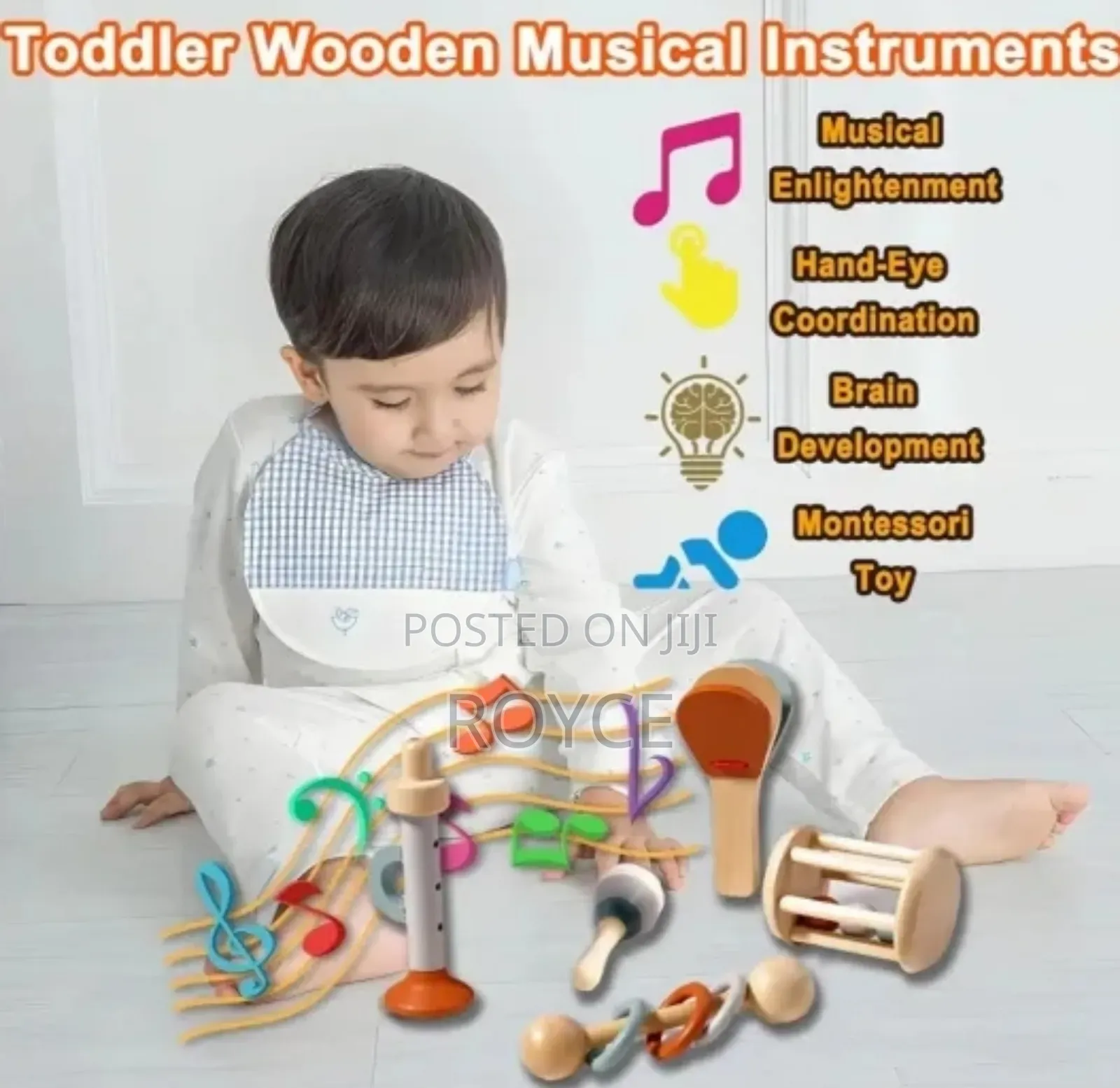 Wooden Musical Baby Instruments
