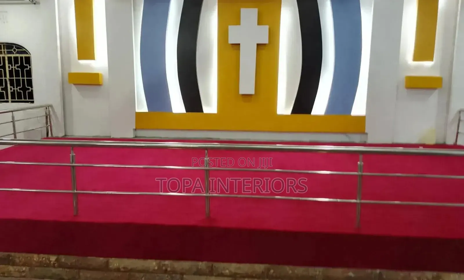 Decorate Your Church Altar With Sound Dampening Red Altar Carpets