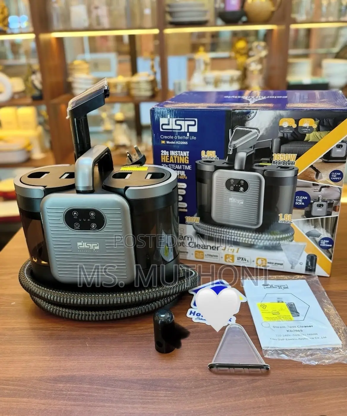 DSP 4 in 1 Steam Vacuum Spot Cleaner/ Sofas.