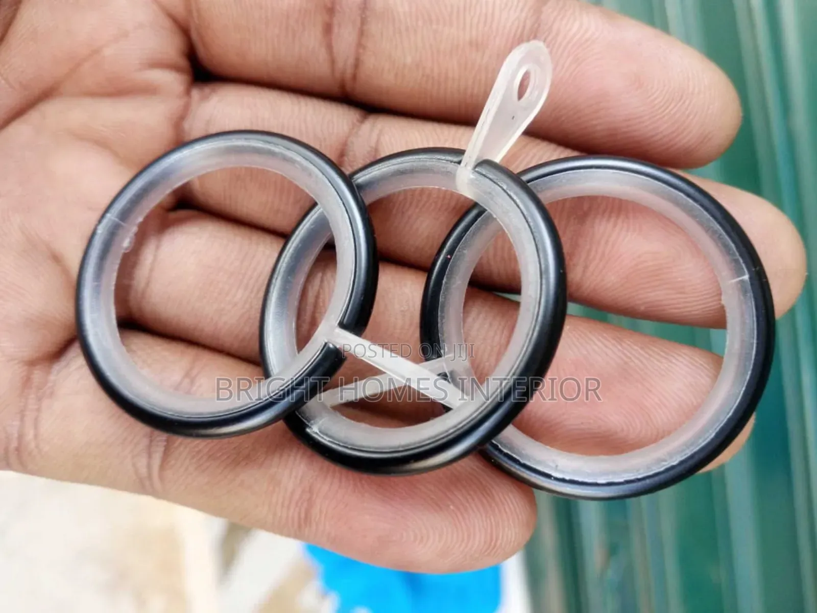 Curtain Rings With Rubber Coating