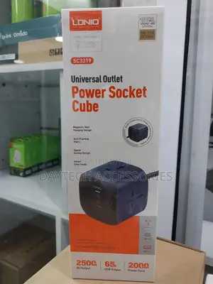 Ldnio Sc3319 Universal Power Socket Cube - Multi-Outlet Usb Charging