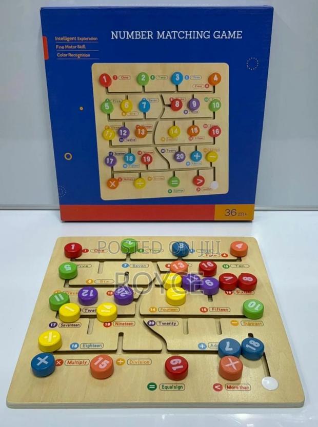 Number Matching Game - main view