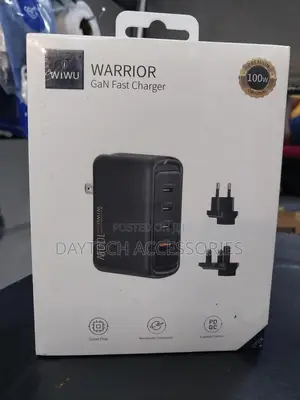 Wiwu Warriors 100w Qc+Pd Gan Fast Charger for Mobile Phone and Laptop