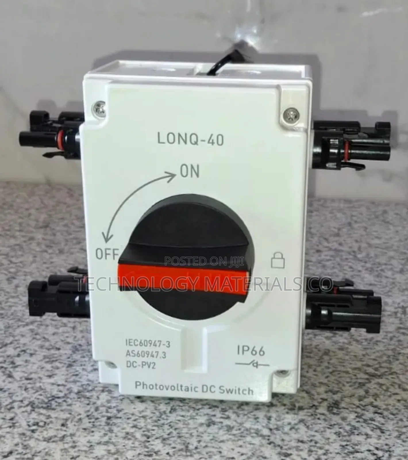 Photovoltaic Dc Isolator Switch Lonq-40 Ip66 1000v