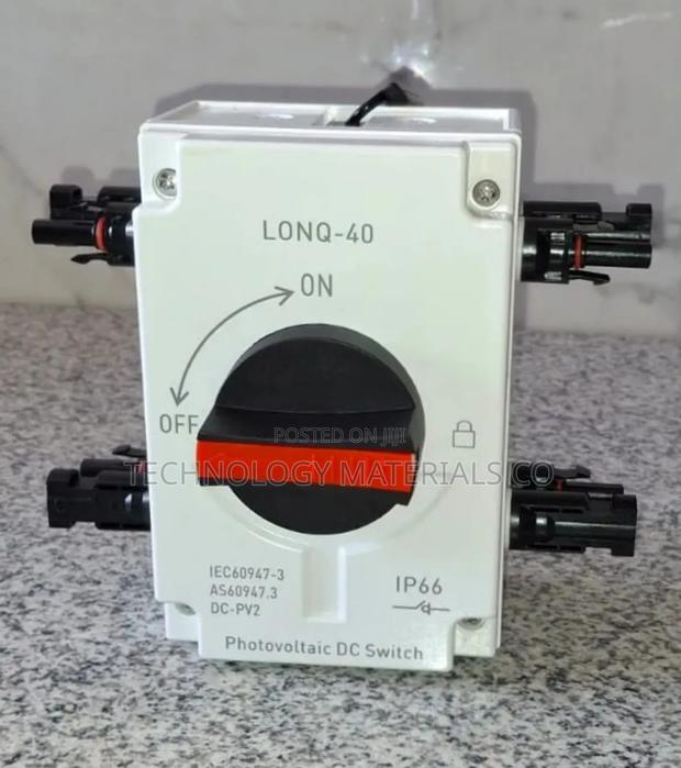 Photovoltaic Dc Isolator Switch Lonq-40 Ip66 1000v - main view