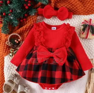 *Newborn Baby Girl Romper Dress With Headband