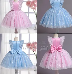 *Cute Lace Star Girls Dress