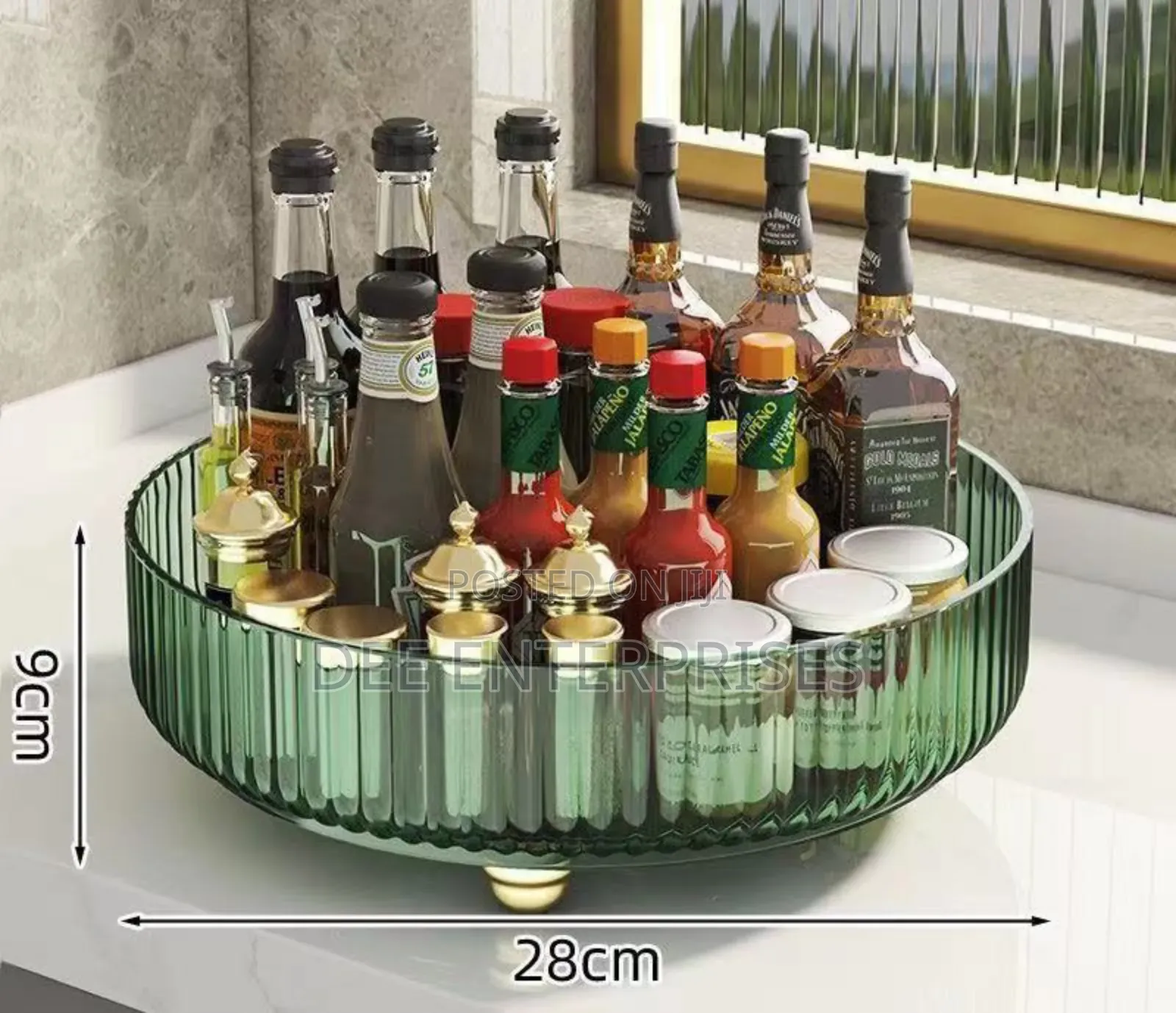28cmx9cm Rotating Acrylic Organizer