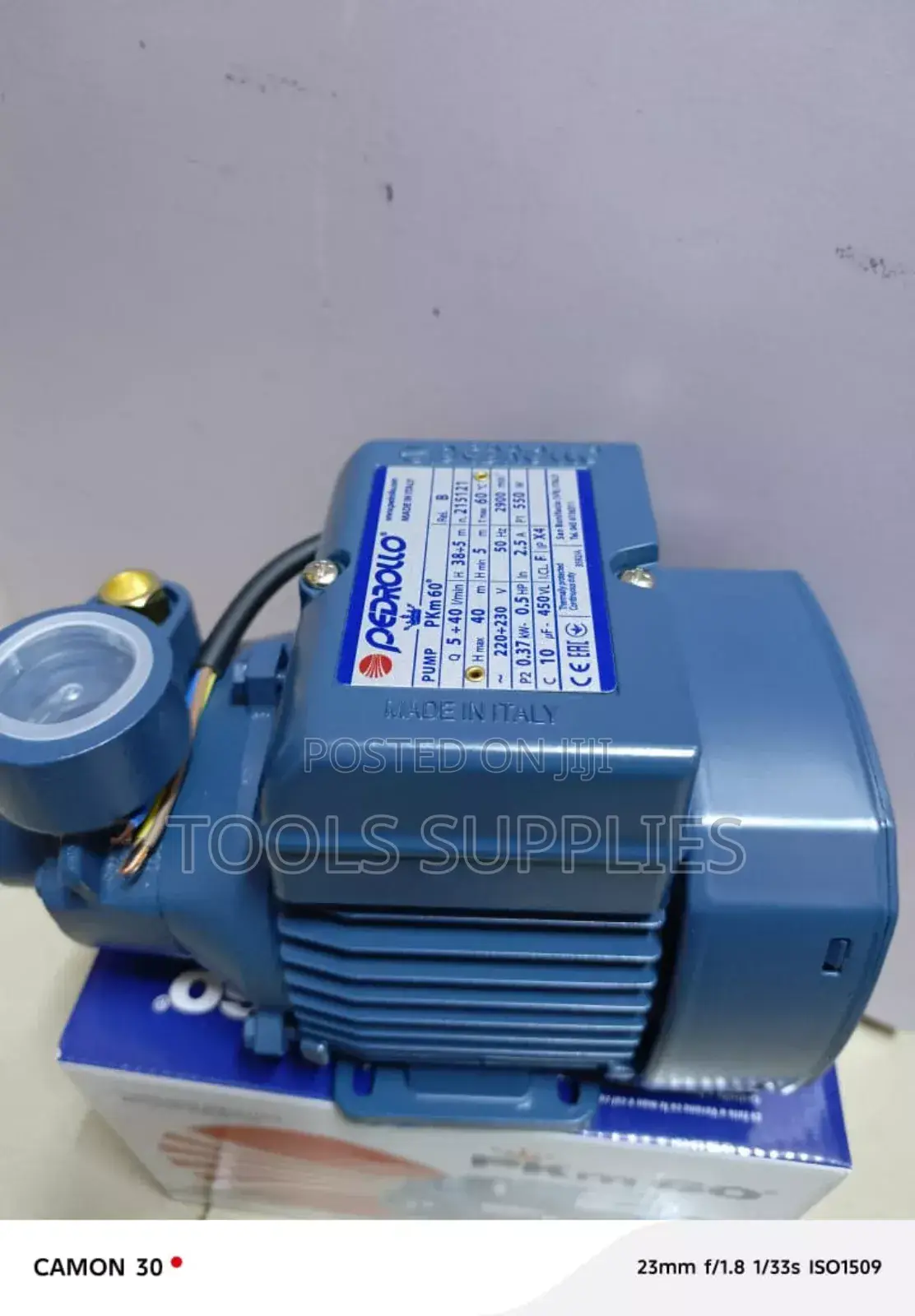 Pkm60 Pedrollo Water Pump/ 0.5 Hp Pump