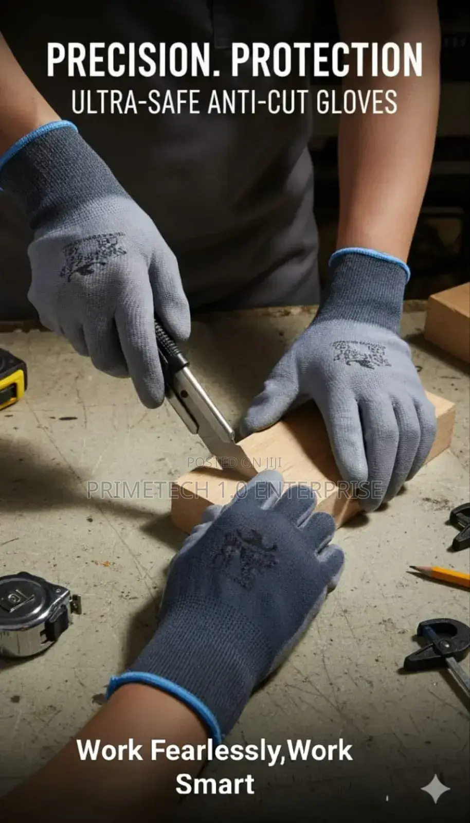 Durable Work Out Anti-Cut Gloves