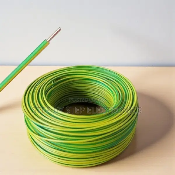 Yellow Green 1.5mm Single Core PVC Insulated Electrical Wire