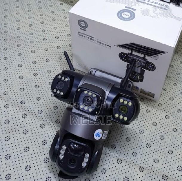 Solar Light Triple-Lens 4g Solar CCTV Surveillance Smart Camera - main view