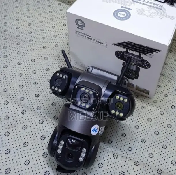 Solar Light Triple-Lens 4g Solar CCTV Surveillance Smart Camera