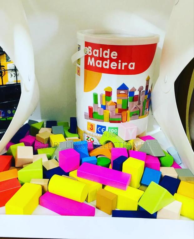 🔵Wooden Blocks
🟣100pcs - main view