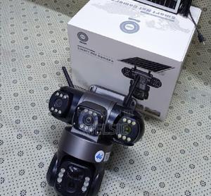 Triple-Lens 4g Solar CCTV Surveillance Camera Featuring Three Lenses - thumbnail 2