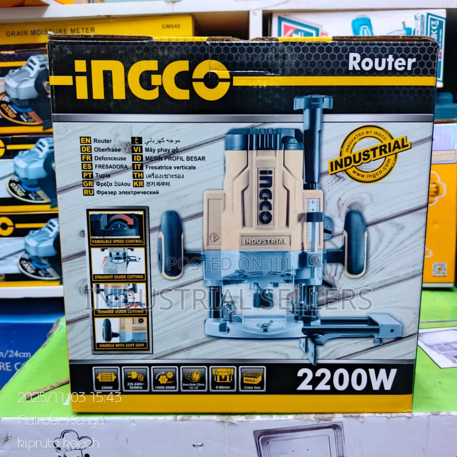 Durable Ingco Wood Router