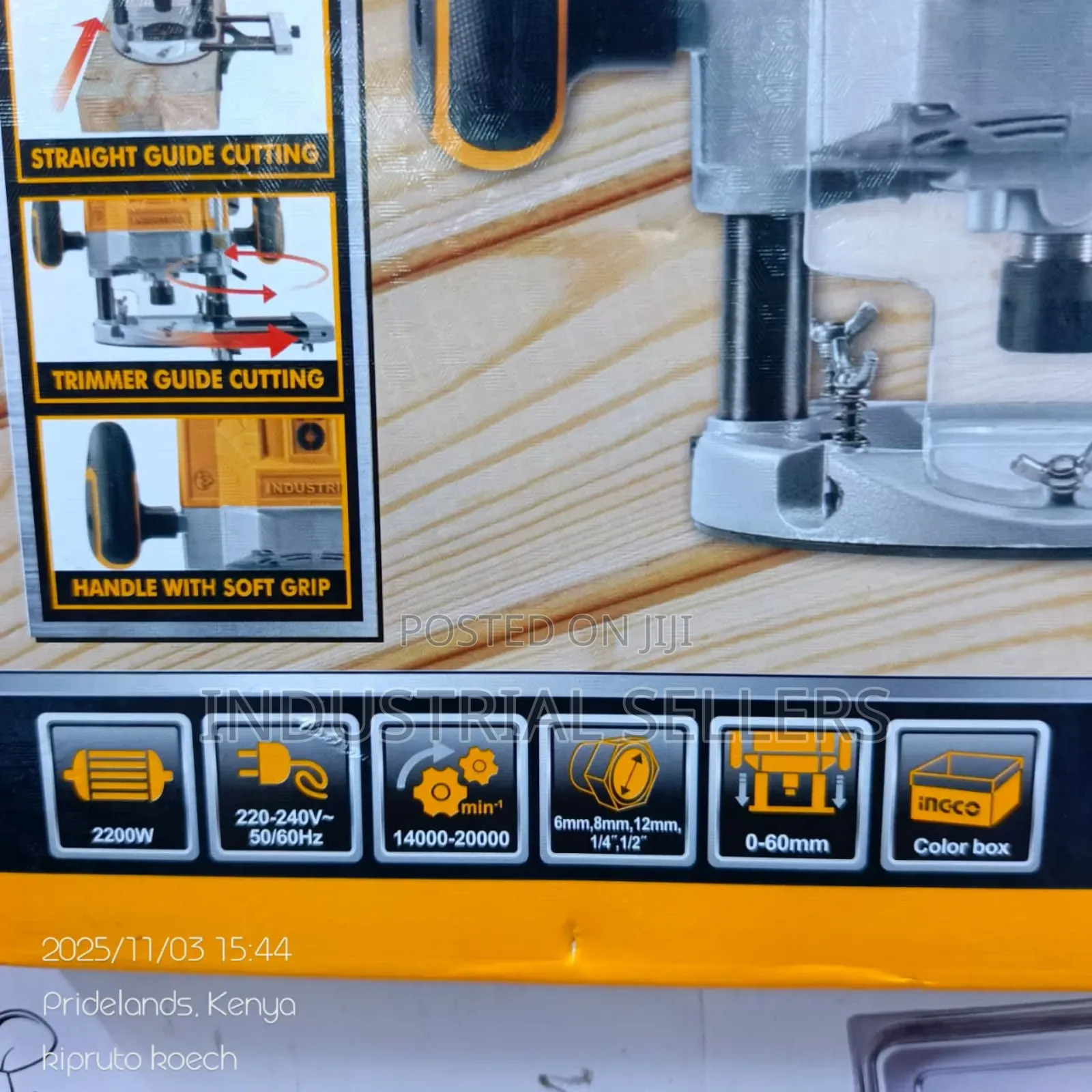Durable Ingco Wood Router