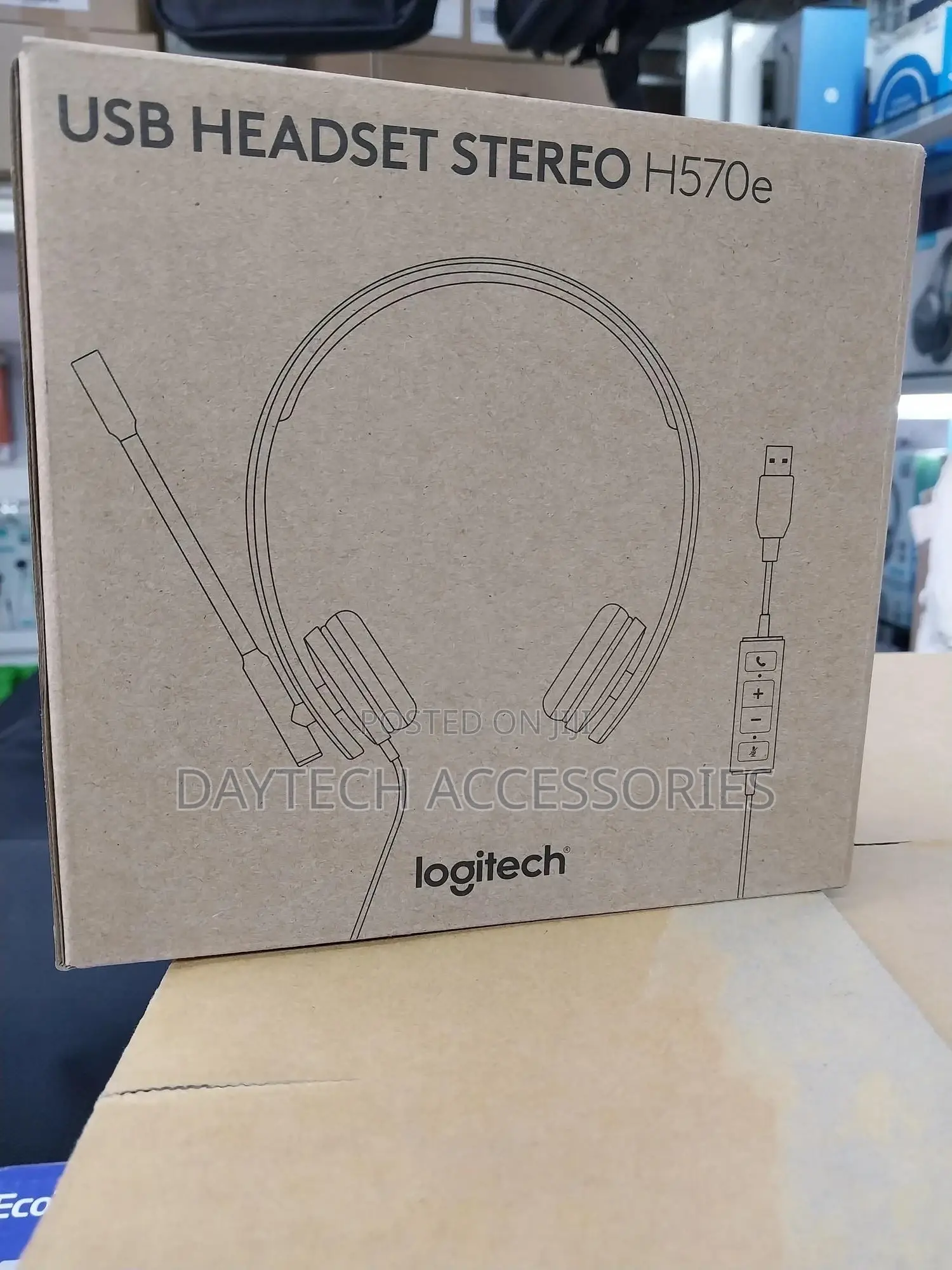 Logitech H570e Usb Headset With Premium Noise-Cancelling