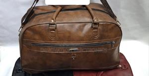 Leather Large Travel Duffle Bag - thumbnail 2