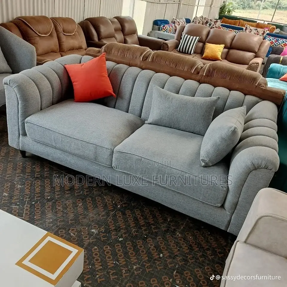 Classy Dark Grey 3 Seater Sofa