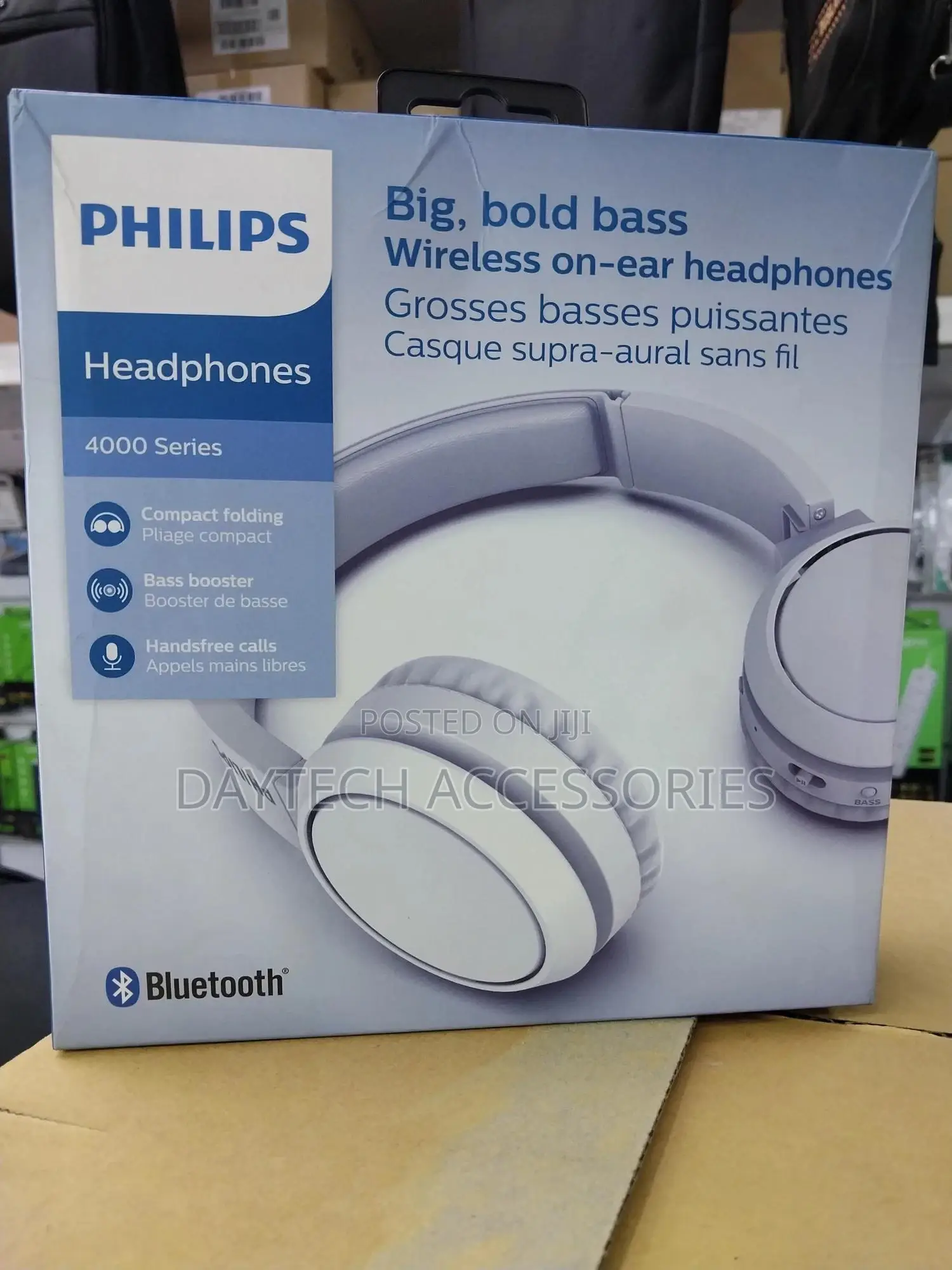 The Philips 4000 Series Wireless on-Ear Headphones