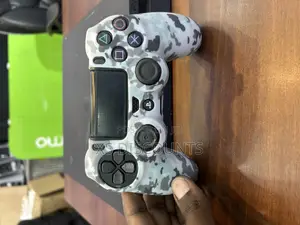Ps4 Controller White Camouflage Silicone Cover