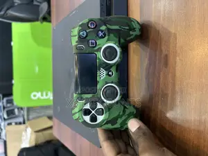 Ps4 Controller Green Camouflage Silicone Cover