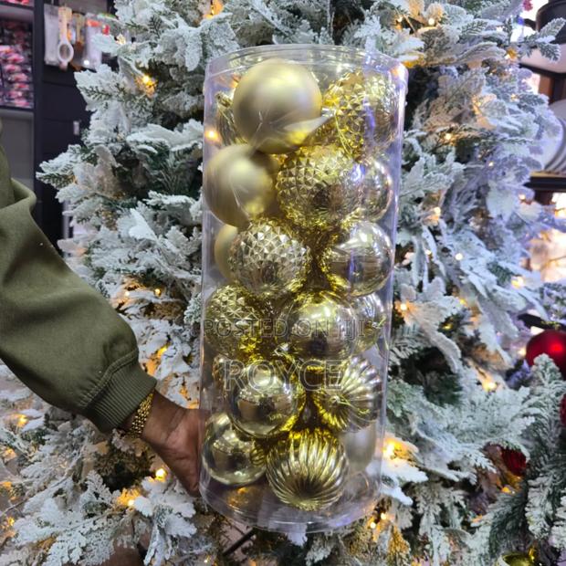 24pc Christmas Decor Ball Set - thumbnail 2