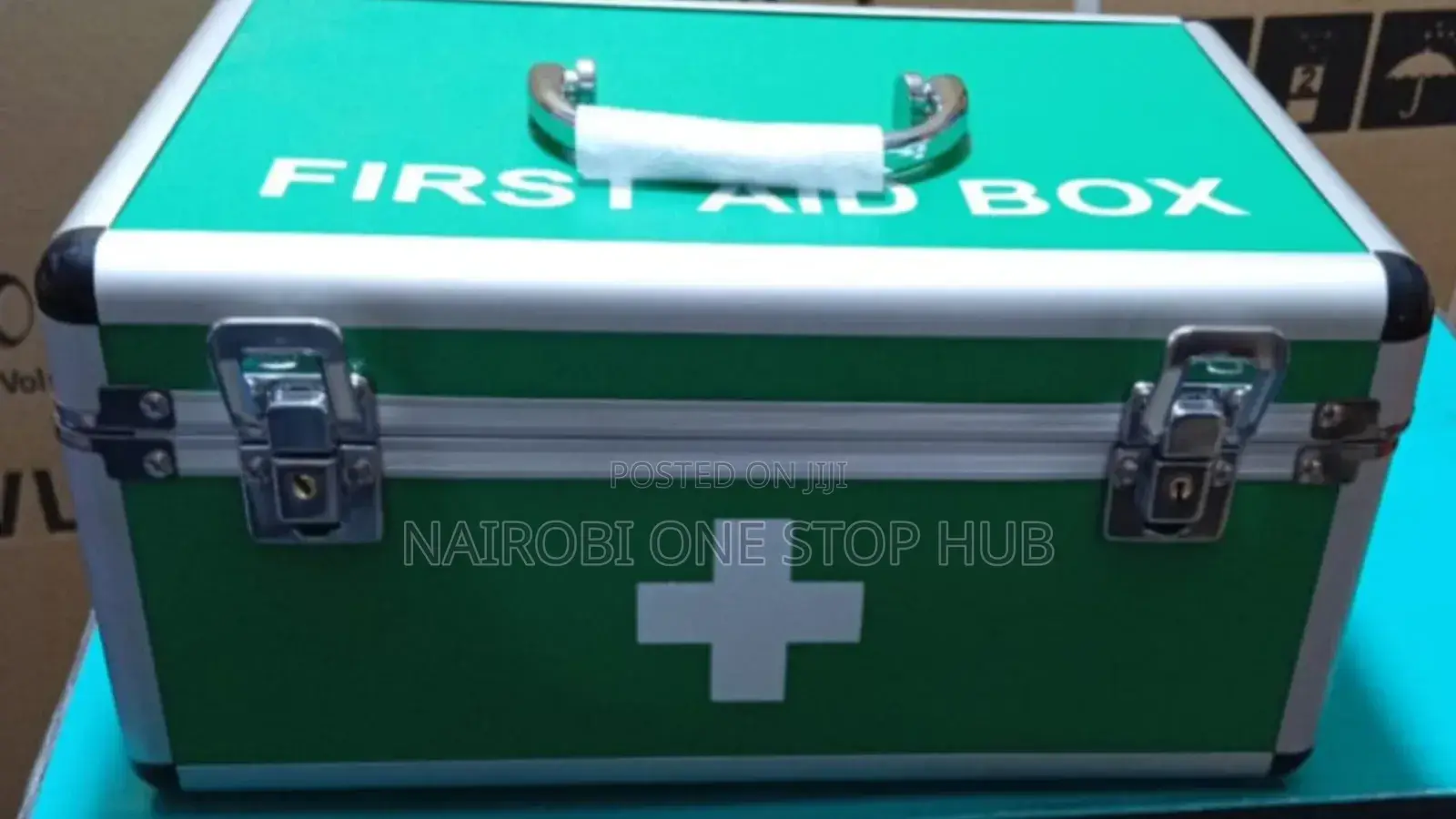 Metallic First Aid Storage Box